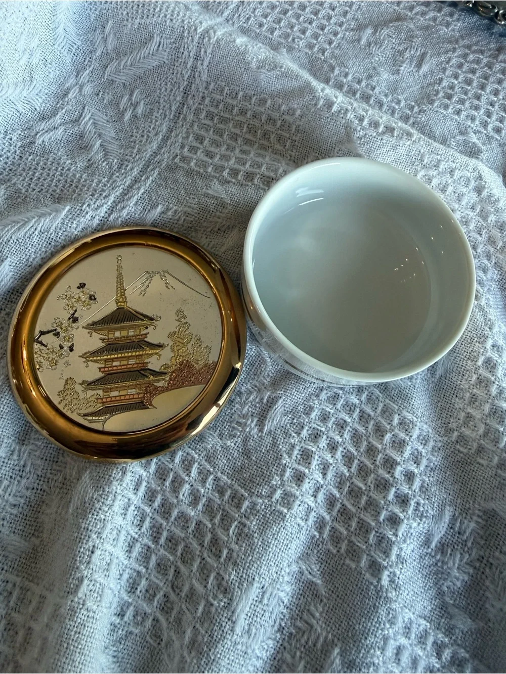 The Art of Chokin 24k Gold Trim Trinket Box